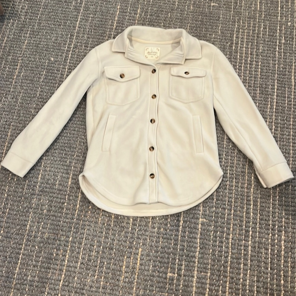 White button up jacket